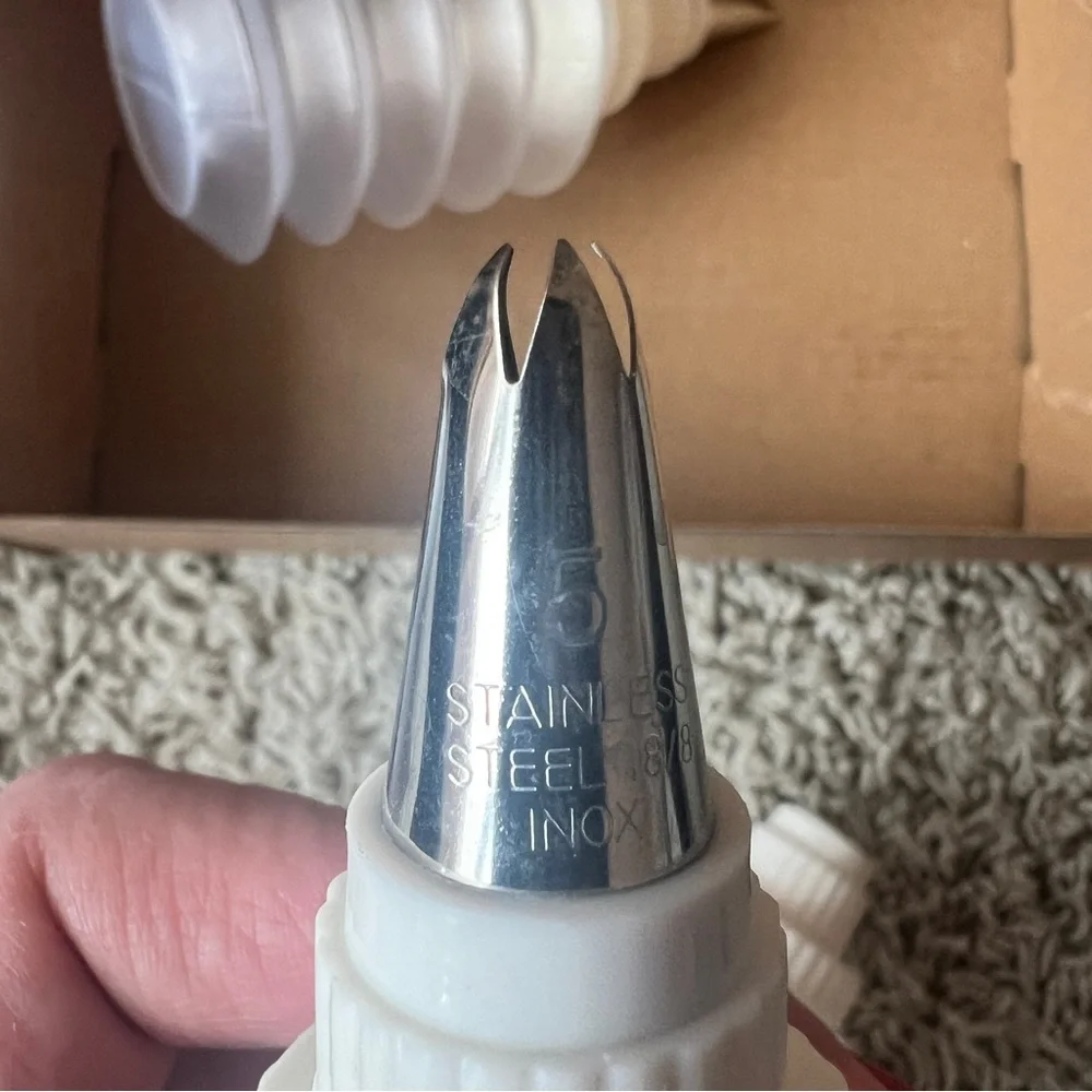 Pampered Chef Decorator Bottle Set Icing Frosting Baking P2